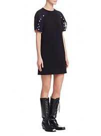 CALVIN KLEIN 205W39NYC - Cotton Snap Dress at Saks Fifth Avenue