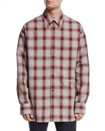 CALVIN KLEIN 205W39NYC Men  x27 s Tartan Check Sport Shirt at Neiman Marcus