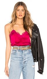 CAMI NYC The Racer Charmeuse Cami in Daiquiri from Revolve com at Revolve