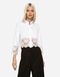 CAMICIA in White for DolceampGabbana US at Dolce & Gabbana