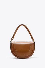 CANVAS TOPSTITCH CROSSBODY BAG at Zara