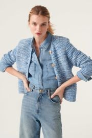 CARDIGAN GUSPA BLUE US at ba&sh