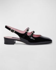 CAREL Peche Mary Jane Slingback Ballerina Flats at Neiman Marcus