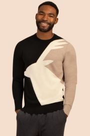 CARIBOU CREWNECK SWEATER Trina Turk at Mr Turk