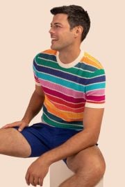 CARLOS SHORT SLEEVE PULLOVER Trina Turk at Mr Turk