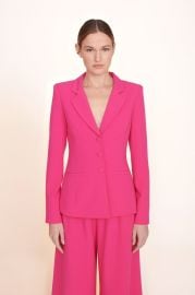 CARSON BLAZER MAGENTA - STAUD at Staud