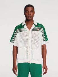 CASABLANCA Tennis Crochet Short-Sleeve Shirt Yorkdale Mall at Yorkdale