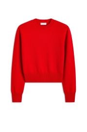 CASHMERE CREW SWEATER - CRIMSON - Scanlan Theodore at Scanlan Theodore