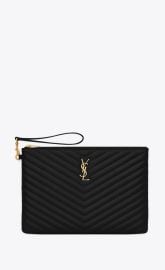 CASSANDRE SAINT LAURENT MATELASS tablet pouch in quilted leather  Saint Laurent  YSLcom at Saint Laurent