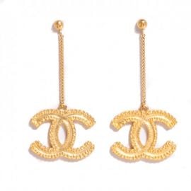 CC Drop Earrings by Chanel at The Real Real