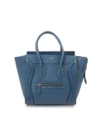 CELINE Mini Luggage Leather Top Handle Bag on SALE at Saks Off 5th