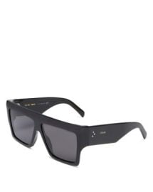 CELINE Polarized Flat Top Square Sunglasses 57mm Bloomingdales at Bloomingdales