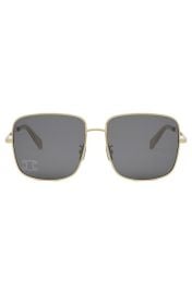 CELINE Rhinestone Triomphe 59mm Square Sunglasses at Nordstrom