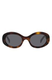 CELINE Triomphe 52mm Oval Sunglasses at Nordstrom