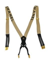 CHANEL Pre-Owned 1990-2000s logo-strap Suspenders | Neutrals | FARFETCH at Farfetch