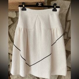 CHANEL Skirts New Chanel Pearl Tweed Modern Design Skirt Sz 38 Poshmark at Poshmark