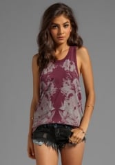 CHASER Isabel Kaleidoscope CHASER Cotton Deep Armhole Tank in Oxb at Revolve