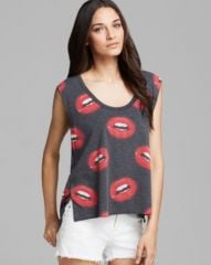 CHASER Tank - Red Lips Moxy Muscle at Bloomingdales