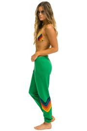 CHEVRON 2 WOMENS SWEATPANTS - KELLY GREEN - at Aviator Nation