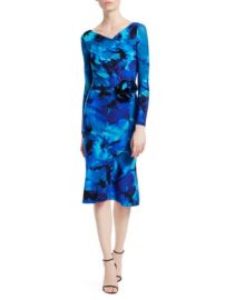 CHIARA BONI LA PETITE ROBE - LONG-SLEEVE PRINTED RUFFLE BOTTOM DRESS at Saks Fifth Avenue