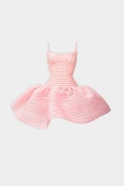 CHIFFON-STRIPED TULLE MINI DRESS - CONG TRI at Cong Tri