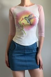 CHLOÉ 1999 Humming Bird Cotton Top (S-M) - EMERIEU at Emerieu