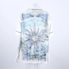 CHRISTIAN DIOR Silk Pajama Short Sleeve Shirt 123603 eBay at eBay