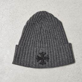 CHROME HEARTS Plus Patch Beanie at Grailed