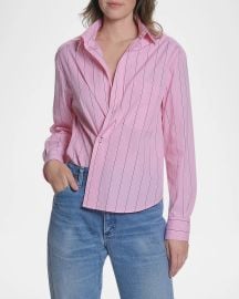 CISSA The Daily Versatile Button-Front Shirt at Neiman Marcus