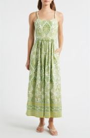 CITY BLUES Paisley Print Maxi Dress at Nordstrom