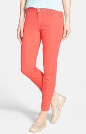 CJ by Cookie Johnson and39Wisdomand39 Colored Stretch Ankle Skinny Jeans in orange at Nordstrom