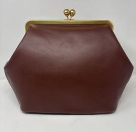COACH Large Brown Kisslock Frame Bag NWT CBR51 SHIPS FAST eBay at eBay