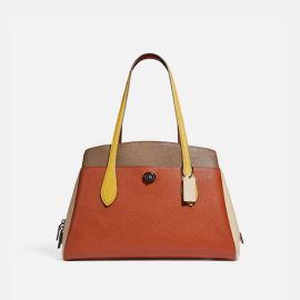 COACH Lora Carryall In Colorblock at Coach