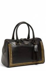 COACH and39Legacy Hayley - Studand39 Leather Satchel at Nordstrom