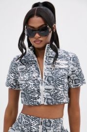 COLD BLOODED CROPPED SHORT SLEEVE TOP AKIRA at Akira