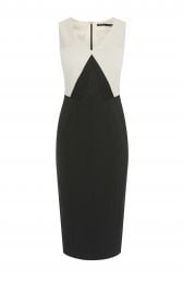 COLORBLOCK PENCIL DRESS at Karen Millen