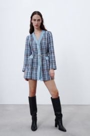 COMBINATION STRUCTURED DENIM COAT - Multicolored   United States at Zara