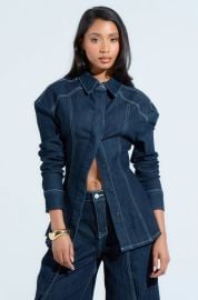 COME WITH ME BUTTON DOWN TOP AKIRA at Akira