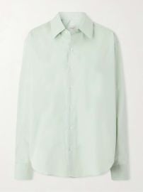 COMME SI Cotton-poplin shirt at Net a Porter