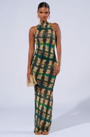 COOL FOR THE SUMMER PRINTED MAXI DRESS AKIRA at Akira