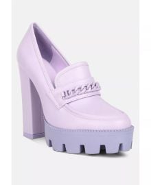 CORINNE Womens Chain Embellished Chunky Loafers - Macy39s at Macys