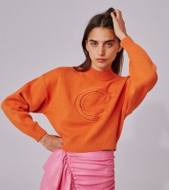 CORRELATIVE KNIT JUMPER TANGERINE MARLE at Fashion Bunker