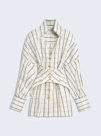 CORSETED SHIRT DRESS - E-SHOP - Ready-to-Wear Maison Schiaparelli at Schiaparelli