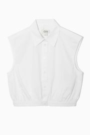 COS Cropped Sleeveless Shirt at Cos