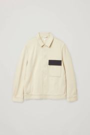 COS Jersey Twill Shirt Jacket at COS