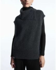 COS Steel Grey Turtleneck at COS