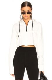 COTTON CITIZEN Brooklyn Crop Hoodie in Cream   FWRD at Forward