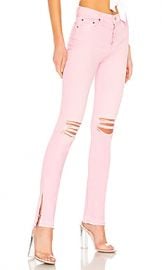 COTTON CITIZEN High Split Jean in Light Pink from Revolve com at Revolve