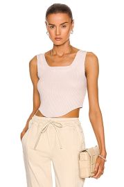 COTTON CITIZEN The Ibiza Square Neck Tank in Vintage Oatmeal  FWRD at Forward