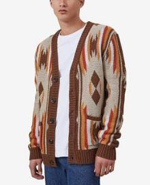 COTTON ON Mens Vintage-Like Knit V-Neck Cardigan - Macys at Macys